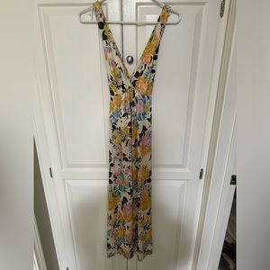 Novella Royale Midnight Rambler Golden Motley Print Dress Size M
